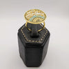 Round Colorful Stone Ring - 24K Gold Plate - Offer Hunts
