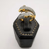 Serpent Stone Ring Free Size - 24K Gold Plate - Offer Hunts