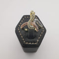 Tri-Color Snake Ring - 24K Yellow Gold Plate - Offer Hunts