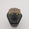 Tri Color Quad Wave Ring - 24K Gold Plate - Offer Hunts