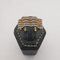 Tri Color Quad Wave Ring - 24K Gold Plate - Offer Hunts