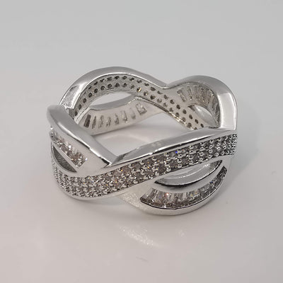 Infinity Ring - 24K Gold Plate - Offer Hunts