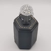Oval Clear Crystal Ring - 24K White Gold Plate - Offer Hunts