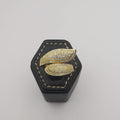 Double Snake Adjustable Ring - 24K Gold Plate - Offer Hunts