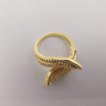 Double Snake Adjustable Ring - 24K Gold Plate - Offer Hunts