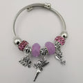 Crystal Charm Bracelet [Elephant+Fairy+Rose] - Multiple Colors - Offer Hunts