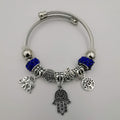 Crystal Charm Bracelet [Hand+Tree+Elephant] - Multiple Colors - Offer Hunts