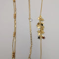 [3 Anklet Set] Star Design - Golden and Silver - Offer Hunts