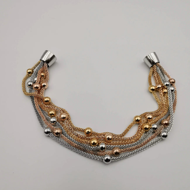14K Gold Plated Bracelet - Magnetic Clasp - Offer Hunts