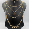 Crystal Desire 5 Layer Necklace - Golden and Silver - Offer Hunts