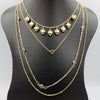 Heart Evil Eye Protector - 4 Layer Necklace - 3 Designs - Offer Hunts