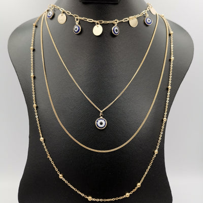 Grateful Eye Protector 4 Layer Necklace - 3 Designs - Offer Hunts