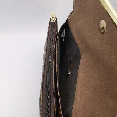 Louis Vuitton Brown Cafe Leather Bag - Offer Hunts