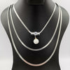 Crystal Ball 3 Layer Necklace - Golden and Silver - Offer Hunts