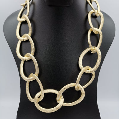 Golden Hum Chain Necklace - Yellow Gold and Rose Gold - Offer Hunts