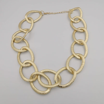 Golden Hum Chain Necklace - Yellow Gold and Rose Gold - Offer Hunts