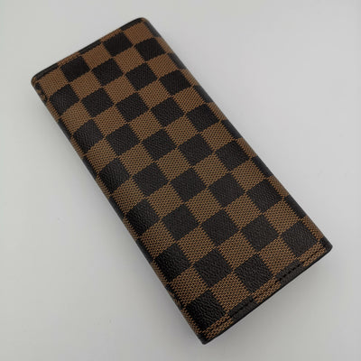 Louis Vuitton Boxed Brown Leather Purse - Offer Hunts