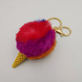 Ice Cream Fluffy Keychain - 3 Designs - Offer Hunts