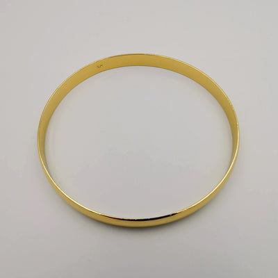 24K Gold Plated Round Curve Basic Bracelet - Offer Hunts