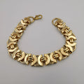 24K Gold Plated Double-C Bracelet - CD - Offer Hunts