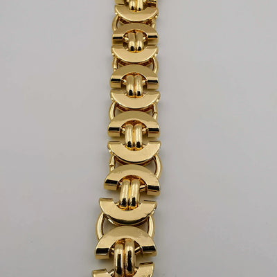 24K Gold Plated Double-C Bracelet - CD - Offer Hunts