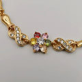 24K Gold Plated Infinite Floral Bracelet - CD - Offer Hunts