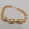 24K Gold Plated Beatle Engraved Bracelet - CD - Offer Hunts