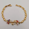 24K Gold Plated Colorful Branch Bracelet - CD - Offer Hunts