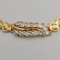 24K Gold Plated Diamond Branch Bracelet - CD - Offer Hunts