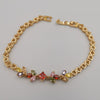 24K Gold Plated Colorful Stone Bracelet - CD - Offer Hunts