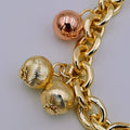 24K Gold Plated Shiny Beads Bracelet - CD - Offer Hunts