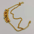 24K Gold Plated Dual Layer Beads Bracelet - CD - Offer Hunts