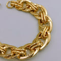 24K Gold Plated Elegant Chain Bracelet - Offer Hunts