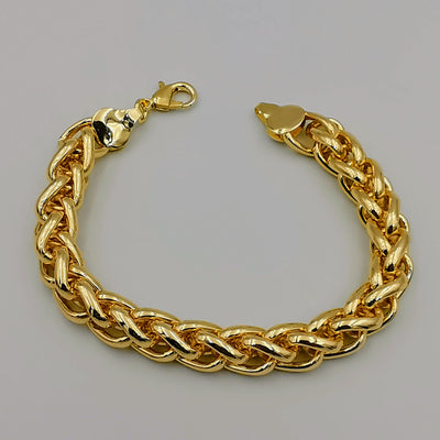 24K Gold Plated Serpent Chain Bracelet - Offer Hunts