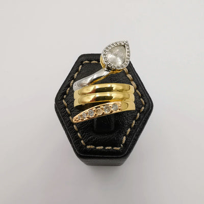 Spiral Snake Ring - 24K Gold Plate - Offer Hunts