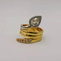Spiral Snake Ring - 24K Gold Plate - Offer Hunts