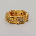 Heart Nut Ring - 24K Gold Plate - Offer Hunts