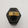 Royal Engraved Ring - 24K Gold Plate - Offer Hunts