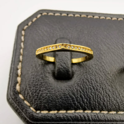 Simplistic Twins Ring - 24K Gold Plate - Offer Hunts