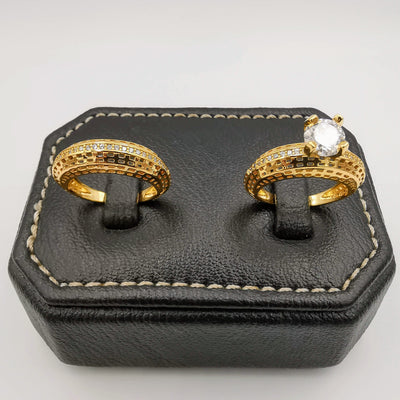 Tender Twins Ring - 24K Gold Plate - Offer Hunts