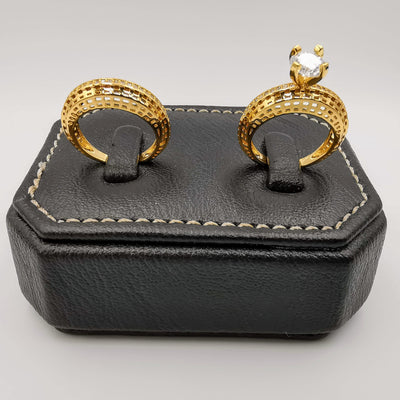 Tender Twins Ring - 24K Gold Plate - Offer Hunts