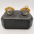 Azure Twins Ring - 24K Gold Plate - Offer Hunts