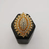 Oval Beauty Ring - 18K Gold Plate - SIZE 10 - Offer Hunts