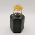 Oval Beauty Ring - 18K Gold Plate - SIZE 10 - Offer Hunts
