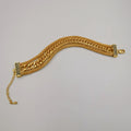 24K Gold Plated Versac.e Tri-Chain Bracelet - Offer Hunts