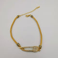 24K Gold Plated Versac.e Pin Bracelet - Offer Hunts