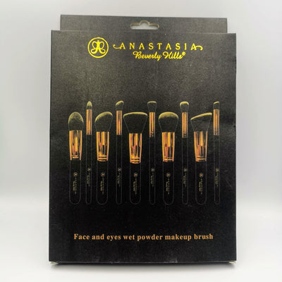 Anastasia 10pcs Professional Makeup Brush Kit - Black - Offer Hunts