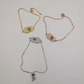 24K Gold Plated Hand of God Bracelet Set [3 Pieces] - Yellow Gold, Rose Gold and White Gold - Offer Hunts