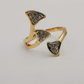 Branched Ring - Golden/Silver Fashion Accessory Ring [R006] - Offer Hunts
