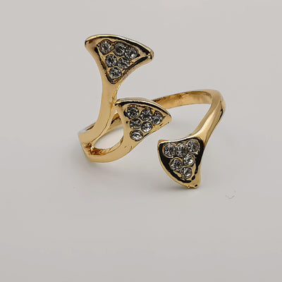Branched Ring - Golden/Silver Fashion Accessory Ring [R006] - Offer Hunts